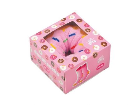 Gifty - Ponožky 31-35 Gifty - DONUT pink