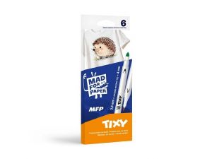 Popisovač na textil - 6ks set - twin tip