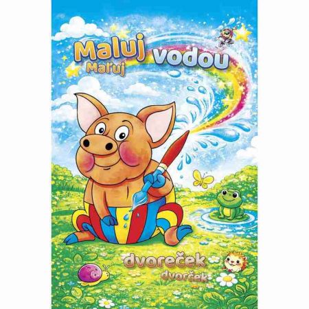 Omalovánky vodní A4 - Dvoreček