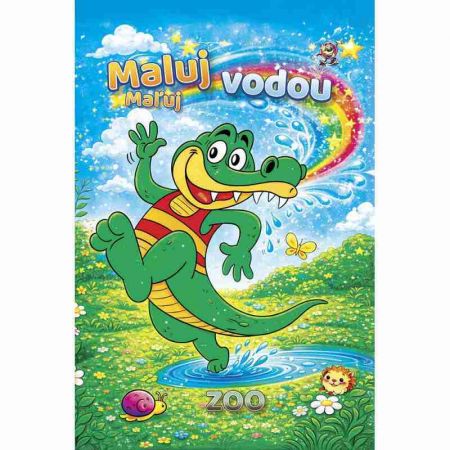 Omalovánky vodní A4 - ZOO
