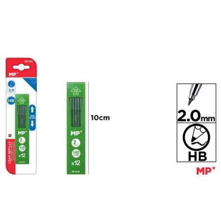 Náplň HB 2 mm do versatilky na blistru