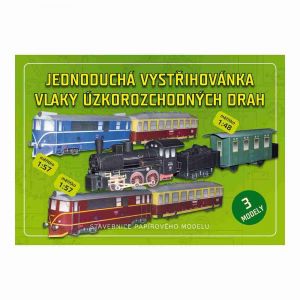 Vystřihovánky ZI Vlaky úzkorozch.drah