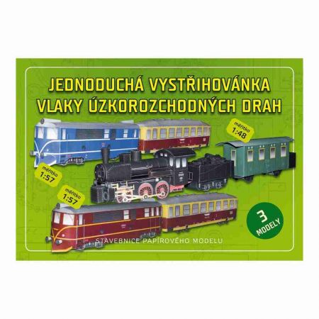 Vystřihovánky ZI Vlaky úzkorozch.drah