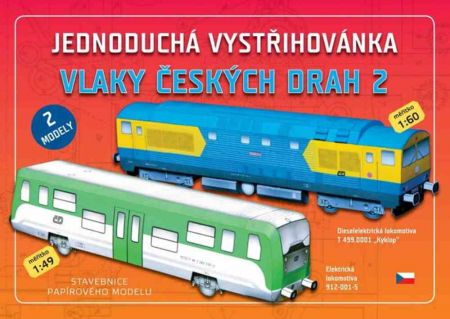 Vystřihovánky ZI Vlaky českých drah 2díl