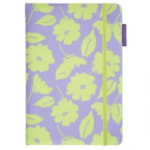 Designový notes A5 Flores LILA - linka