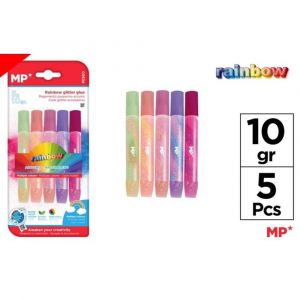 Lepidlo glitrové 5 barev po 10gr - Duha