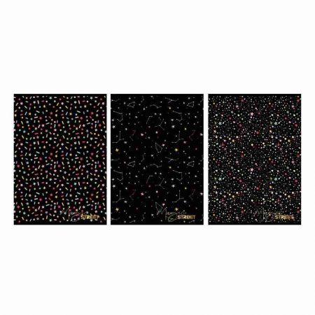 Sešit A4 54 listů Black&amp;Gold nelinkovaný