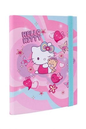 Desky na sešity A5 s širokou gumou - Hello Kitty vzor 3