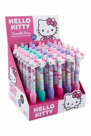 Gumovací pero Hello Kitty s figurkou a gumovym uchopem