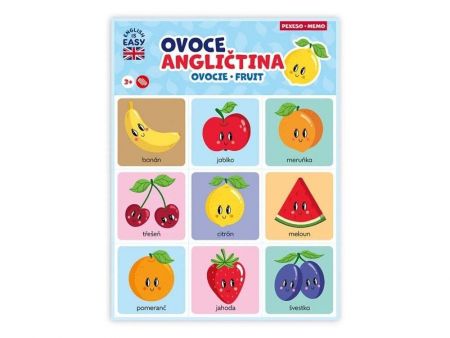 Pexeso Angličtina Fruit