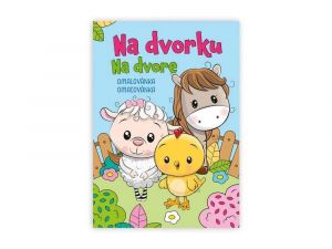 Omalovánky A5 Na dvorku