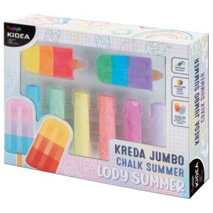 Chodníkové křídy - Léto 8 ks