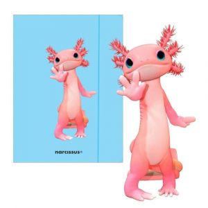 Desky s gumou A4 Teddies a Aksolotl
