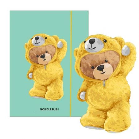 Desky s gumou A4 Teddies a Medvídek v teplákovce
