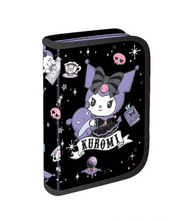 Penál 1 zip Clipper Kuromi - prázdný
