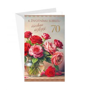 ARGUS Přání k 70.narozeninám 15-6609c70