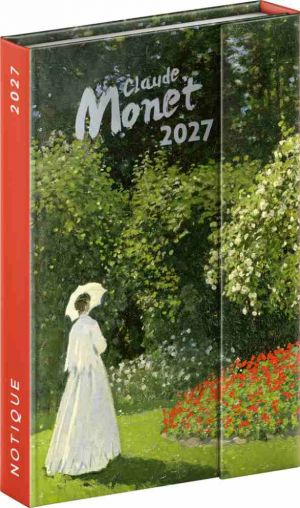 Diář týdenní magnetický Claude Monet 2027, 11cm x 16cm, PGD-37255-V