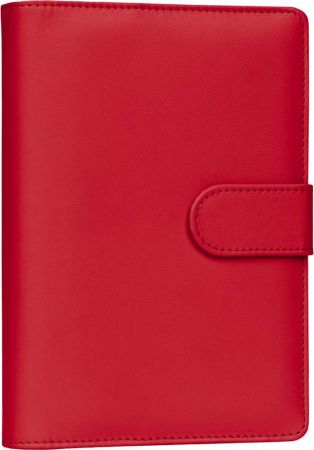 Diář týdenní kroužkový Refill s vyměnitelnými listy 2027, sytě červený, 12,5cm x 19cm, PGD