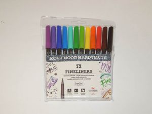 KOH-I-NOOR Souprava popisovačů fine liner 7021 12