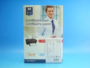 Papír certifikační MODRÝ A4 /OP1576/