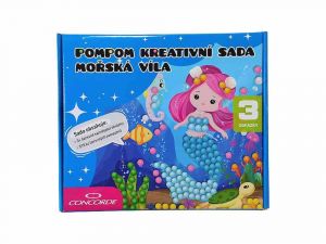 Pompom kreativní sada Mořská víla