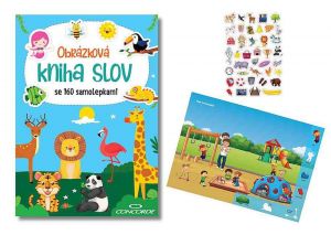 Obrázková kniha slov se samolepkami A3240