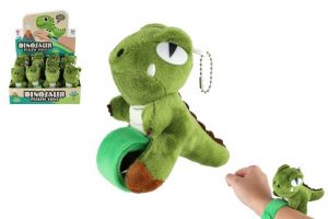Náramek na ruku dinosaurus plyš/plast 13cm