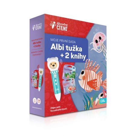 ALBI Kouzelné čtení Moje první sada - Albi tužka 1.5 + 2 knihy