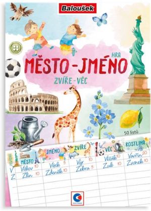 Hra - A5 - Město, jméno