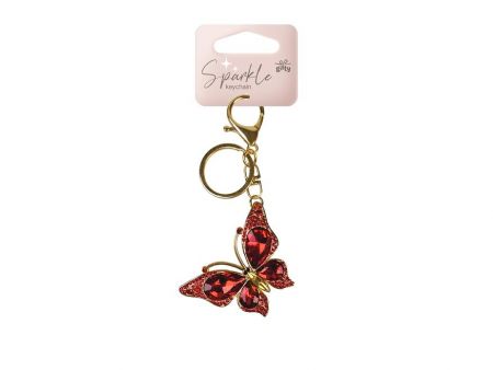 Gifty - Přívěsek Sparkle - Motýl red