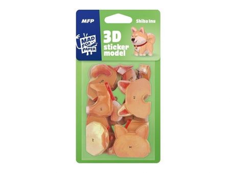 3D Sticker Model Shiba Inu