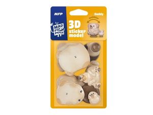 3D Sticker Model wobbler Buddy