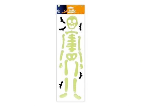 Samolepka Halloween kostra svítící