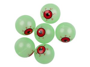 Oči halloween 3,5cm svítící 6pcs