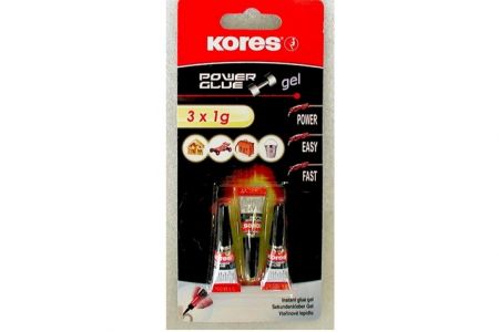 KORES Power Glue Gel 3 x 1 g
