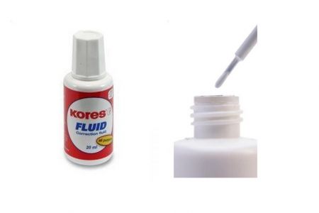 KORES Opravný lak Fluid 20 ml, se štětečkem