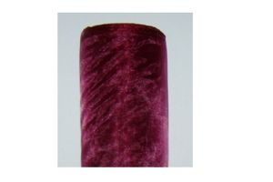 Organza 12cm/10y burgundy tmavá (12cm-9m-obšitá 12 cm/9m)