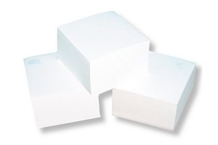 Kostka bílá lepená 8,5x8,5x5cm