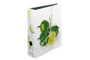 HERLITZ Pořadač pákový lamino A4/8 cm Fresh fruit LIME (A4 8 cm ; A4 8cm)