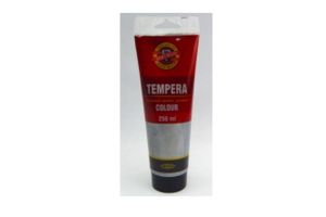 KOH-I-NOOR Barva temperová 250ml stříbrná