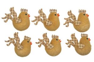 Kuřátka hnědá s karečkovými křídly 5,5cm ks