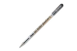PENTEL Gelový roller na textil 1mm černý