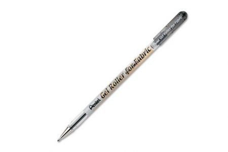 PENTEL Gelový roller na textil 1mm černý