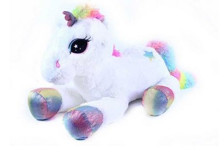 Velký plyšový jednorožec Funkie, 85 cm