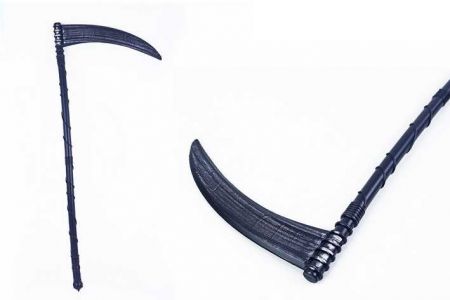 Kosa plastová teleskopická 82cm HALLOWEEN (halloweenský-karnevalový-doplněk)