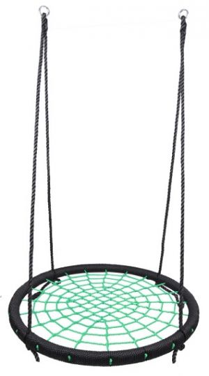 Houpací kruh síť průměr 100 cm - zelený