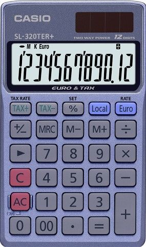 CASIO Kalkulačka kapesní SL 320 TER +