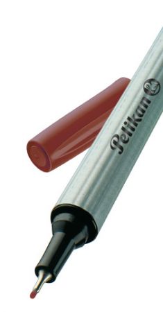 Fineliner 96 Pelikan 0,4mm hnědý (Herlitz)