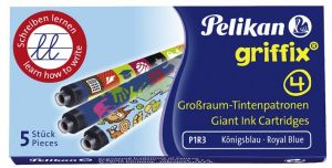 Inkoustové bombičky Griffix 4/5 ks modré/ v krabičce (Herlitz)
