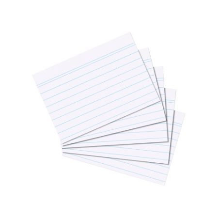 Karty do kartotéky A7/100listů, bílé (Herlitz)